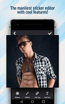 Macho Man Makeover App - Hairstyle Photo Editor screenshot 4