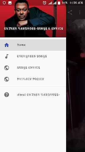 LUTHER VANDROSS-SONGS & LYRICS screenshot 1