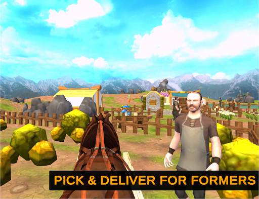 Horse Cart Offroad Farming Transport Simulator screenshot 14