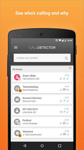 CallDetector 1 تصوير الشاشة