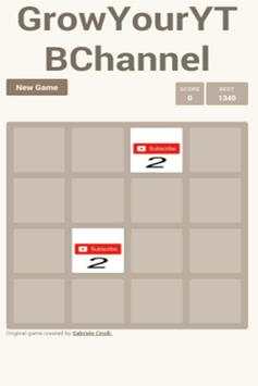 Grow Your YouTube Channel ! [2048] screenshot 4