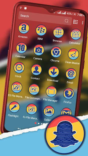 Sketch Man Launcher Theme screenshot 2