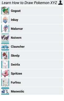 Learn How to Draw Pokemon XYZ screenshot 2