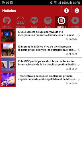 Mercat de Música Viva de Vic 5 تصوير الشاشة