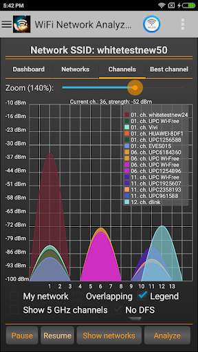 WiFi Analyzer Classic Pro screenshot 1
