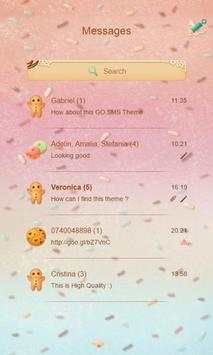 Cute Candy SMS Theme screenshot 5