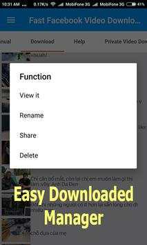 Fast Facebook Video Downloader screenshot 5