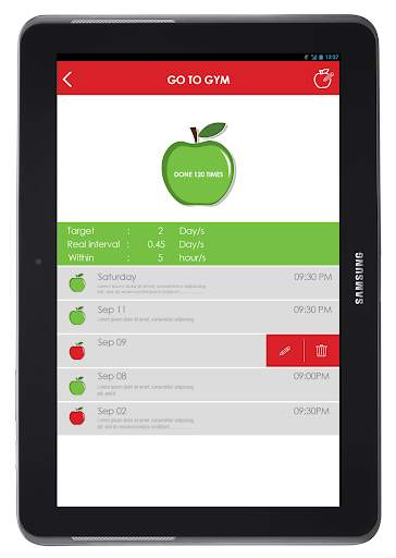 Apple A Day Productivity App screenshot 2