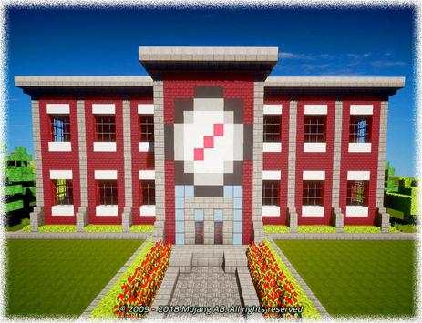 School and Neighborhood Minecraft PE screenshot 2