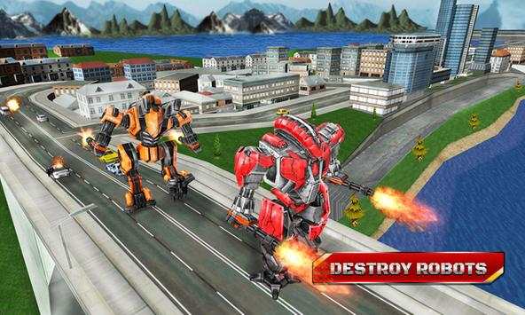 Jetfighter vs Alien Robots War screenshot 1