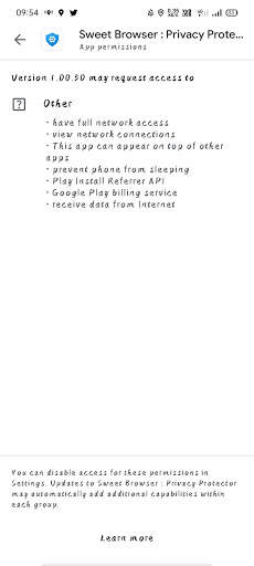 Sweet Browser: Privacy Protector & Adblocker screenshot 5