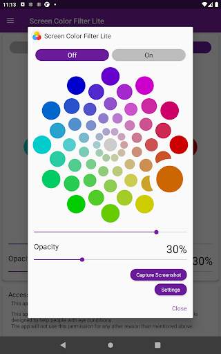 Screen Color Filter Lite screenshot 11