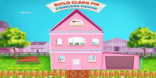 Build Clean Fix Princess House -Fun Game for Girls screenshot 1
