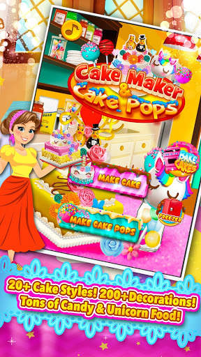 Cake & Cake Pops Maker - Fun Cooking Food Games screenshot 2