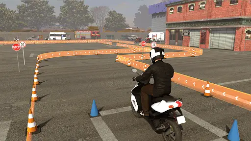 Real Bike 3D Parking Adventure скриншот 6