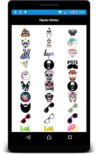 Hipster Sticker Photo Editor screenshot 2