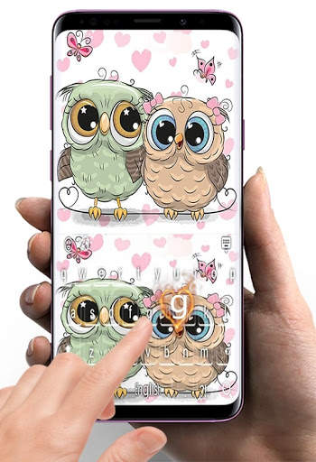 Cute Owl Love keyboard🦉 स्क्रीनशॉट 3