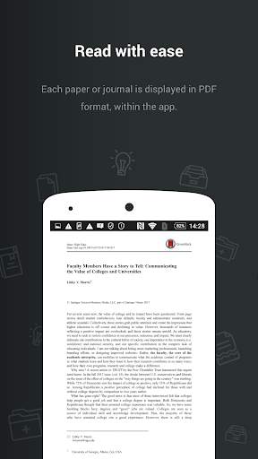 Paperity: Open Academic Papers Reader App screenshot 3