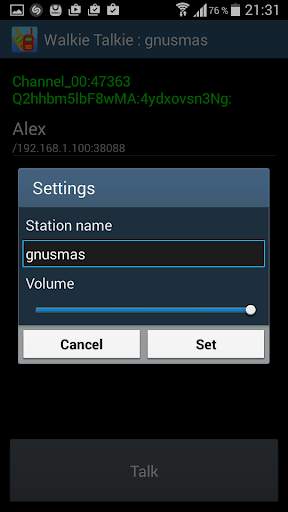 WiFi Walkie Talkie screenshot 2