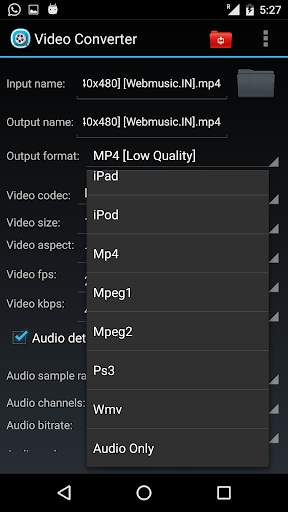 Video Converter screenshot 4
