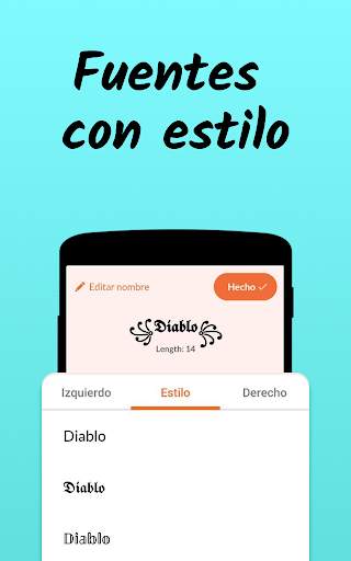 Aplicación de apodo screenshot 2