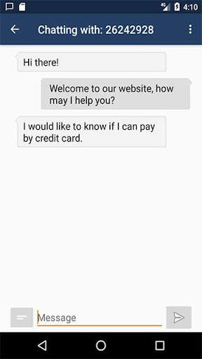 onWebChat screenshot 4