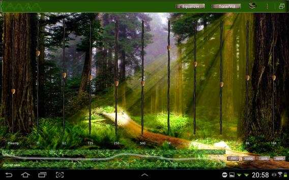 Poweramp Skin Green Jungle скриншот 7