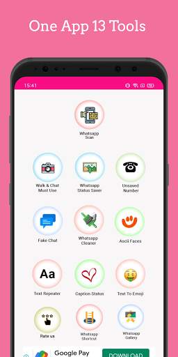 WhatsManage - Status Saver & Cleaner screenshot 1