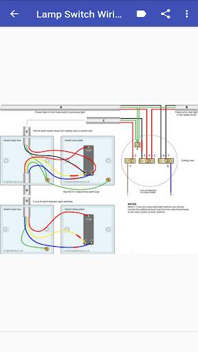 Lamp Switch Wiring Diagrams 4 تصوير الشاشة