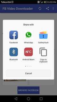 Facebook Video Downloader screenshot 2