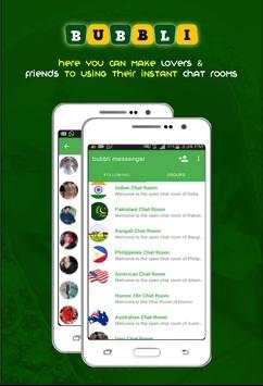 Bubbli - Free Messenger with Chat rooms screenshot 3