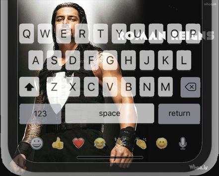 Roman Reings Keyboard Theme screenshot 3