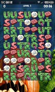 ZOMBIE ALPHABET MATCH 3 GAMES screenshot 3