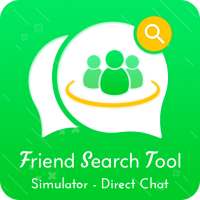 Friend Search Tool Simulator Direct Chat logo