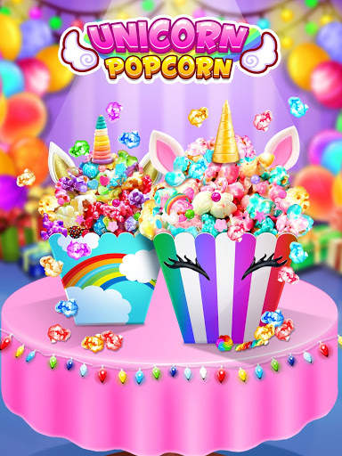 Unicorn Food - Rainbow Popcorn Party screenshot 4