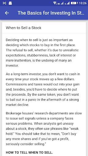 THE BASICS FOR INVESTING IN STOCKS screenshot 5