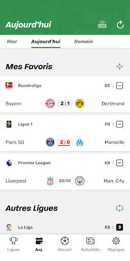 TorAlarm - Scores de football screenshot 5