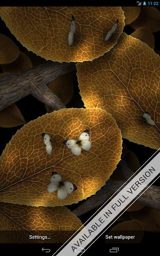 Tap Leaves Free Live Wallpaper screenshot 8