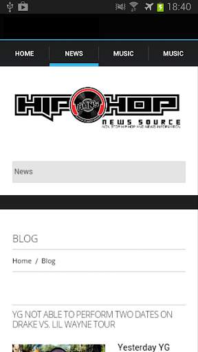 HIP HOP NEWS SOURCE screenshot 1