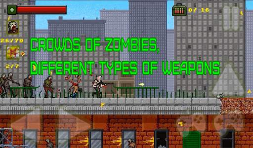 Alone on the roof: Zombie shooter screenshot 3
