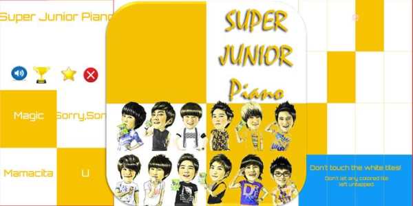 Super Junior Piano Tiles screenshot 1