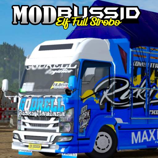 Mod Bussid ELF Full Strobo 1.0