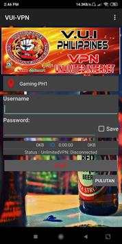 VUI PH VPN UDP screenshot 1