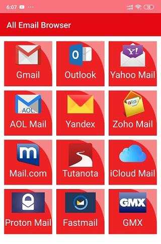 All Email Browser screenshot 1