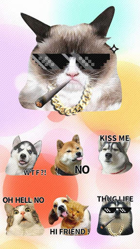 Z CAMERA THUG LIFE STICKER screenshot 1