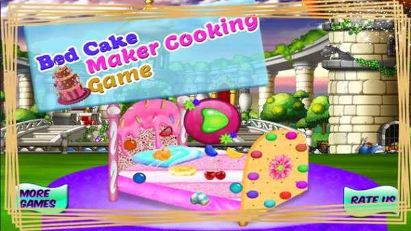 Bed Cake Maker Cooking Game screenshot 1