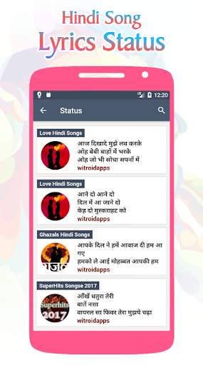 Hindi Song Lyrics Status screenshot 3