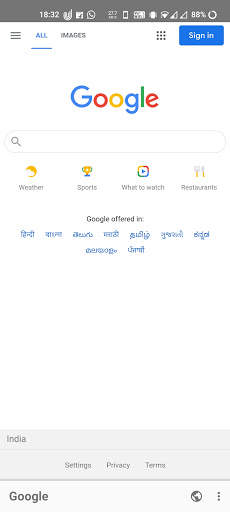Browser Tingo screenshot 2