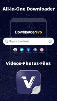 Video Downloader Pro - Incognito Browser screenshot 1