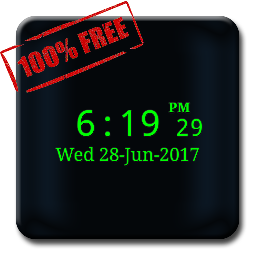 3Cats Clock Widget   Seconds أيقونة